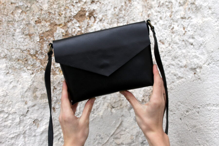 Little black leather bag 