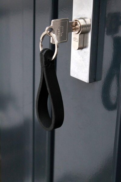Leather keychain